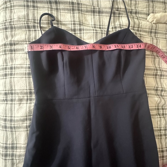 Likely NavyBlue Spaghetti Strap Rayon Poly Blend Side Slits Women’s Dress Size 6 - Picture 15 of 15